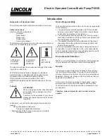 Предварительный просмотр 3 страницы Lincoln Centro-Matic P653S Manual