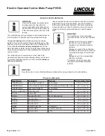 Предварительный просмотр 32 страницы Lincoln Centro-Matic P653S Manual