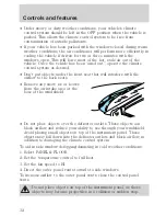 Предварительный просмотр 33 страницы Lincoln Continental 2001 Owner'S Manual