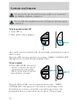 Предварительный просмотр 53 страницы Lincoln Continental 2001 Owner'S Manual