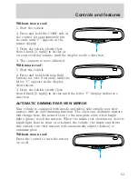 Предварительный просмотр 64 страницы Lincoln Continental 2001 Owner'S Manual