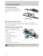 Предварительный просмотр 69 страницы Lincoln Continental 2001 Owner'S Manual