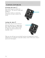 Предварительный просмотр 73 страницы Lincoln Continental 2001 Owner'S Manual