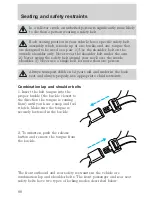 Предварительный просмотр 89 страницы Lincoln Continental 2001 Owner'S Manual