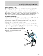 Предварительный просмотр 90 страницы Lincoln Continental 2001 Owner'S Manual