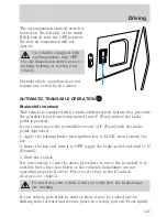 Предварительный просмотр 122 страницы Lincoln Continental 2001 Owner'S Manual