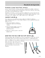 Предварительный просмотр 134 страницы Lincoln Continental 2001 Owner'S Manual