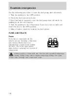 Предварительный просмотр 135 страницы Lincoln Continental 2001 Owner'S Manual