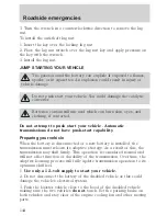 Предварительный просмотр 145 страницы Lincoln Continental 2001 Owner'S Manual