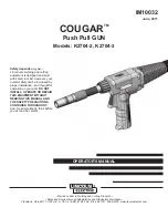 Lincoln cougar k2704-2 Operator'S Manual предпросмотр