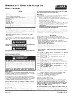 Preview for 16 page of Lincoln FlowMaster 274873 Manual