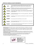 Предварительный просмотр 2 страницы Lincoln IMPINGER 1400 Operator'S Manual