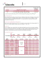 Preview for 3 page of Lincoln Impinger 1600 Series Specification Sheet