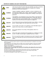 Preview for 2 page of Lincoln Impinger 3255 Operator'S Manual