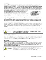 Preview for 16 page of Lincoln Impinger 3255 Operator'S Manual