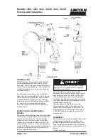 Preview for 30 page of Lincoln Impringer 1400 Series Manual