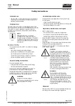 Предварительный просмотр 5 страницы Lincoln LMC 1 User Manual