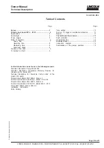 Предварительный просмотр 3 страницы Lincoln M 16 Owner'S Manual