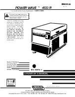 Предварительный просмотр 1 страницы Lincoln Power Wave 455 Operator'S Manual