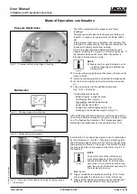 Preview for 17 page of Lincoln QLS 421 Installation And Operating Instructions Manual