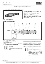 Предварительный просмотр 10 страницы Lincoln QUICKLUB 203 User Manual