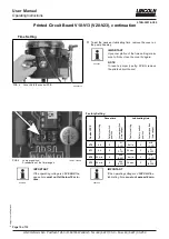 Предварительный просмотр 16 страницы Lincoln QUICKLUB 203 User Manual