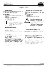 Preview for 5 page of Lincoln Quicklub SSV L User Manual