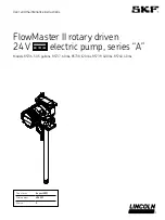 Lincoln SKF A Series User And Maintenance Instructions предпросмотр