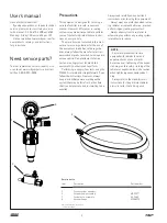 Предварительный просмотр 2 страницы Lincoln SKF MV4533 User And Maintenance Instructions