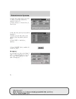 Предварительный просмотр 72 страницы Lincoln Town Car 2004 Owner'S Manual