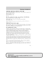 Предварительный просмотр 235 страницы Lincoln Town Car 2004 Owner'S Manual