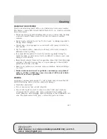 Предварительный просмотр 237 страницы Lincoln Town Car 2004 Owner'S Manual