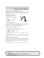 Предварительный просмотр 257 страницы Lincoln Town Car 2004 Owner'S Manual