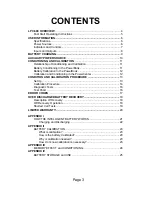 Preview for 3 page of Lind Electronics PowerCenter 500 Operation Manual