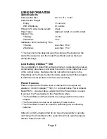 Preview for 6 page of Lind Electronics PowerCenter 500 Operation Manual