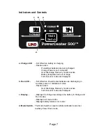 Preview for 7 page of Lind Electronics PowerCenter 500 Operation Manual