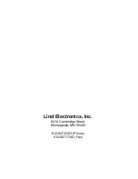 Preview for 27 page of Lind Electronics PowerCenter 500 Operation Manual