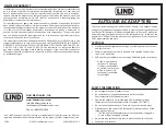 Preview for 4 page of LIND AUTO/AIR AC ADAPTER Manual