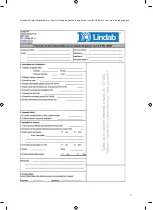 Предварительный просмотр 75 страницы Lindab LTEST LT 600 Operating Instructions Manual