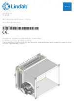 Предварительный просмотр 1 страницы Lindab RECTANGULAR Series Installation Booklet