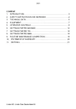 Предварительный просмотр 2 страницы Linde 5.G-19 Operating Manual