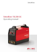 Linde BOC BOCTIG200DC Operating Manual preview