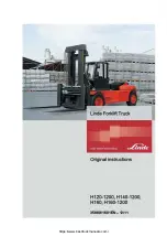 Preview for 1 page of Linde H120-1200 Original Instructions Manual