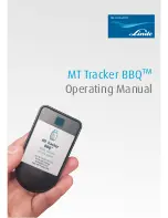 Preview for 1 page of Linde MT Tracker BBQ Operating Manual