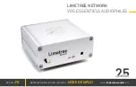 Предварительный просмотр 25 страницы Lindemann LIMETREE NETWORK Manual