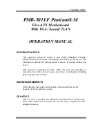 Preview for 2 page of Linden Group PMB-501LF User Manual