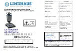 Preview for 1 page of Lindhaus 182018 Original Instructions And Parts Manual