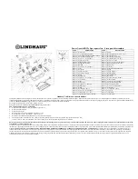 Preview for 14 page of Lindhaus Aria 14 11 20 Owners Manual And Parts Manual