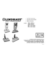 Lindhaus M30e Owners Manual And Parts Manual предпросмотр