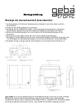 Предварительный просмотр 4 страницы Lindpointner geba tronic Cody Light HF 1/1 Manual